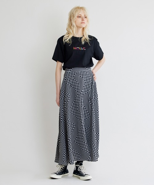 NOISE MAKER（ノイズメーカー）の「フラッグチェックフレアースカート（スカート・レディース・ホワイト/グレー・38/36）」の21枚目の写真