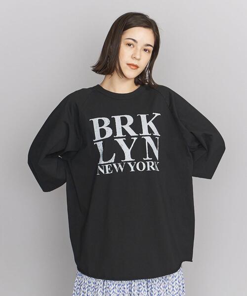 bibmilk(ビブミルク)の「<bibmilk>ラグラン プリントTシャツ(Tシャツ/カットソー・レディース・ホワイト/ブラック・FREE)」の8枚目の写真