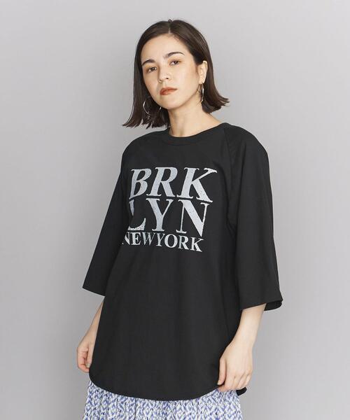 bibmilk(ビブミルク)の「<bibmilk>ラグラン プリントTシャツ(Tシャツ/カットソー・レディース・ホワイト/ブラック・FREE)」の9枚目の写真