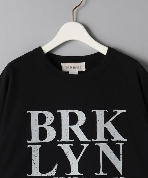 bibmilk(ビブミルク)の「<bibmilk>ラグラン プリントTシャツ(Tシャツ/カットソー・レディース・ホワイト/ブラック・FREE)」の12枚目の写真