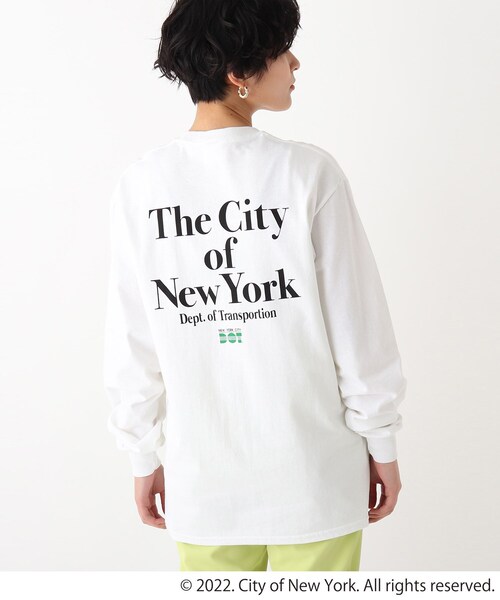 GOOD ROCK SPEED（グッドロックスピード）の「◆【GRS×NYC×ODC】コラボロンT（Tシャツ/カットソー・レディース・ライトグレー/ピンク系その他/ホワイト系その他5/ホワイト系・99）」の7枚目の写真