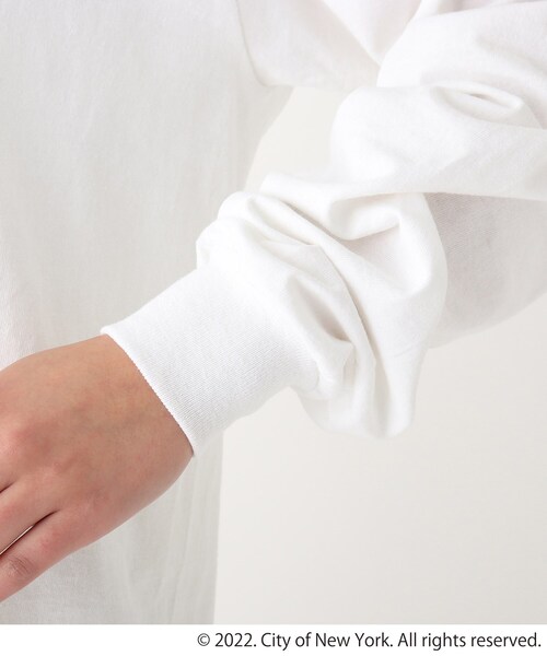 GOOD ROCK SPEED（グッドロックスピード）の「◆【GRS×NYC×ODC】コラボロンT（Tシャツ/カットソー・レディース・ライトグレー/ピンク系その他/ホワイト系その他5/ホワイト系・99）」の9枚目の写真