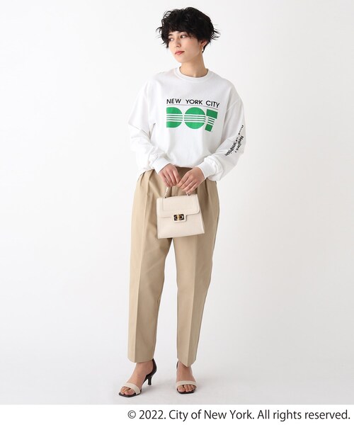 GOOD ROCK SPEED（グッドロックスピード）の「◆【GRS×NYC×ODC】コラボロンT（Tシャツ/カットソー・レディース・ライトグレー/ピンク系その他/ホワイト系その他5/ホワイト系・99）」の20枚目の写真