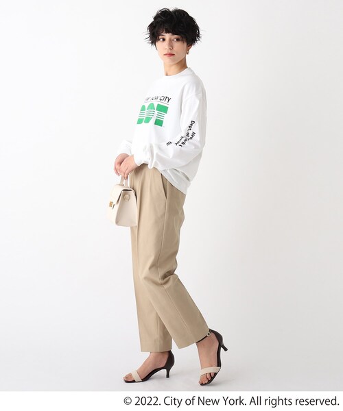 GOOD ROCK SPEED（グッドロックスピード）の「◆【GRS×NYC×ODC】コラボロンT（Tシャツ/カットソー・レディース・ライトグレー/ピンク系その他/ホワイト系その他5/ホワイト系・99）」の21枚目の写真