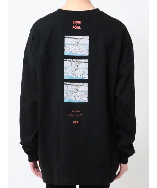 LAGUNAMOON（ラグナムーン）の「【LIFE】edge of poolロングTシャツ（Tシャツ/カットソー・レディース・ホワイト/ブラック・FREE）」の17枚目の写真