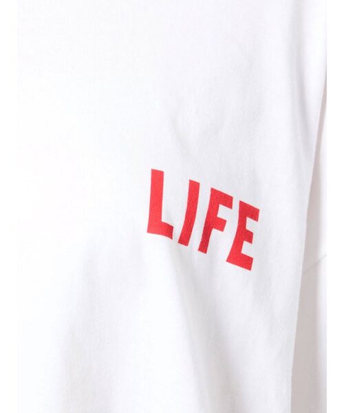 LAGUNAMOON（ラグナムーン）の「【LIFE】edge of poolロングTシャツ（Tシャツ/カットソー・レディース・ホワイト/ブラック・FREE）」の19枚目の写真