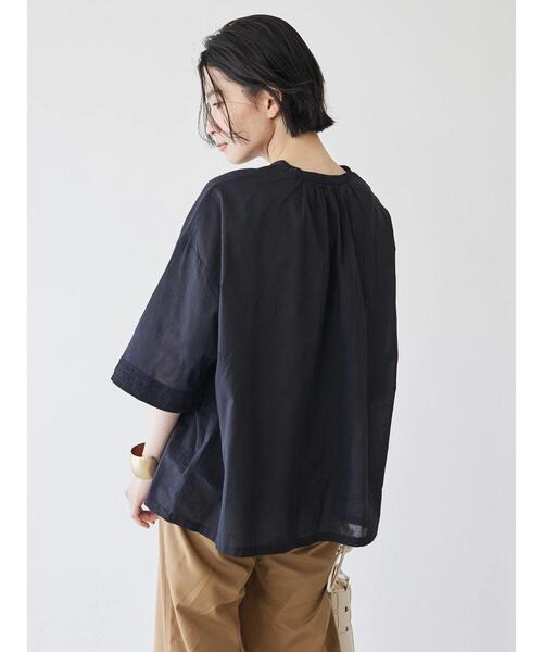 AMERICAN HOLIC(アメリカンホリック)の「刺繍ボックスシャツ(シャツ/ブラウス・レディース・ブラック/オフホワイト/イエロー・FREE)」の20枚目の写真