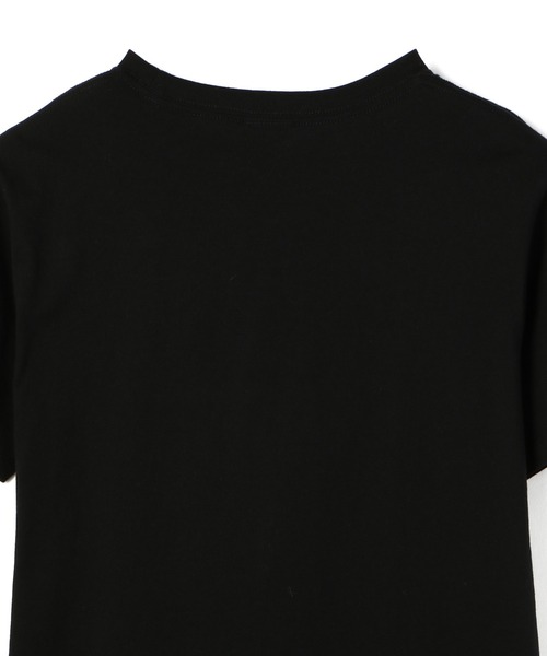 schott（ショット）の「【WOMEN'S 】 THE GIRL T-SHIRT/ウィメンズ ガールTシャツ（Tシャツ/カットソー・レディース・ブラック/オフホワイト・FREE）」の5枚目の写真