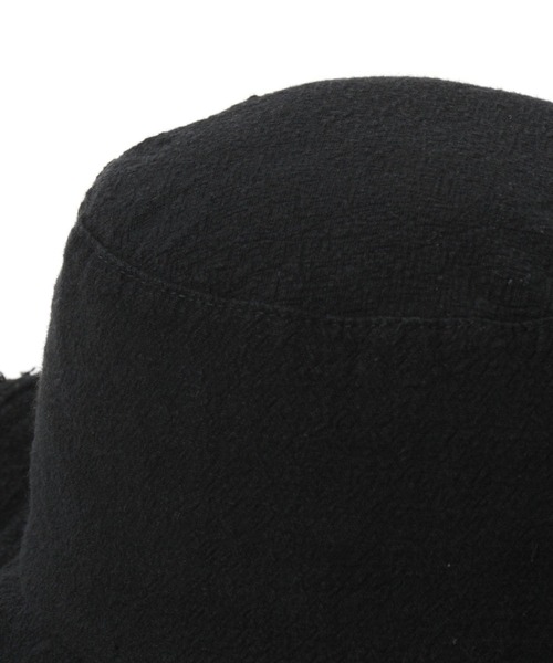 LEPSIM（レプシィム）の「フリンジバケットHAT　266582（ハット・レディース・モカ/ベージュ/ブラック・ONE SIZE）」の9枚目の写真