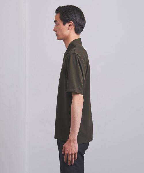 united arrows & sons ブラック ショートスリーブ ポロシャツ UNITED ARROWS LTD. OUTLET｜ハニカム ショートスリーブ