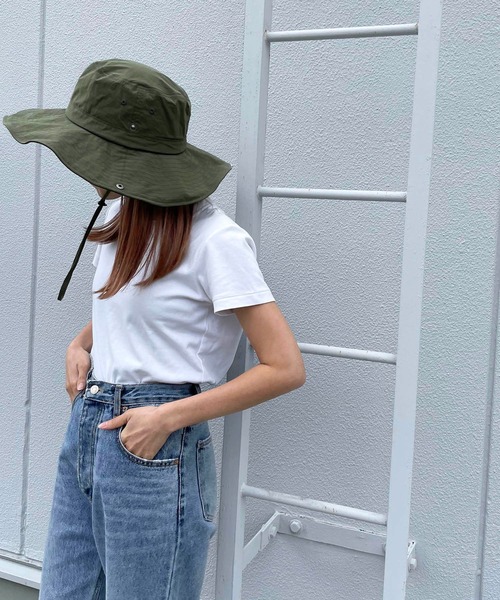 CANAL JEAN（キャナルジーン）の「El mar　サファリハット（ハット・レディース・ブラック/ベージュ/カーキ・ONE SIZE）」の3枚目の写真