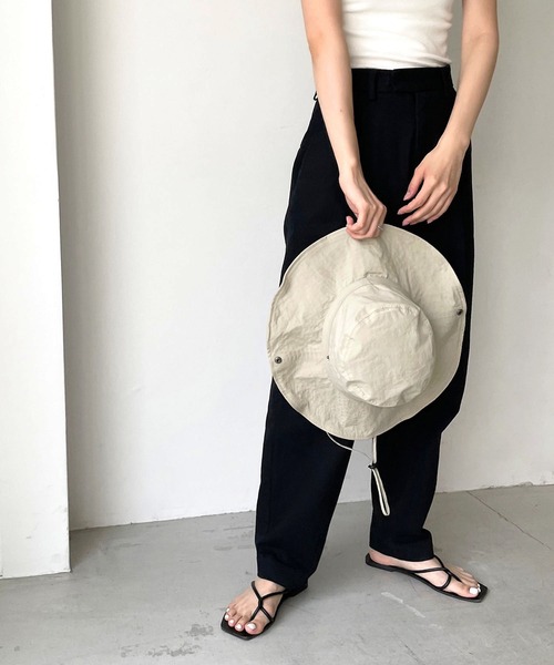 CANAL JEAN（キャナルジーン）の「El mar　サファリハット（ハット・レディース・ブラック/ベージュ/カーキ・ONE SIZE）」の20枚目の写真