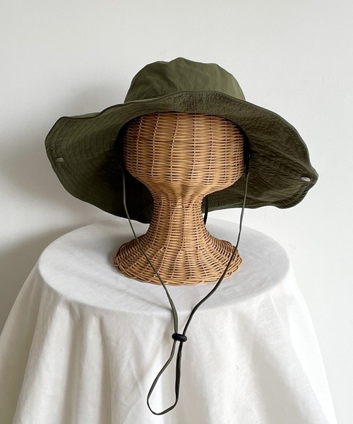 CANAL JEAN（キャナルジーン）の「El mar　サファリハット（ハット・レディース・ブラック/ベージュ/カーキ・ONE SIZE）」の15枚目の写真