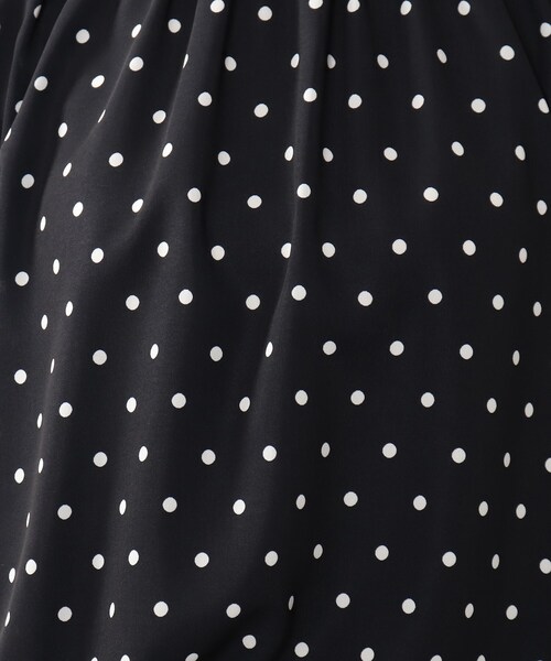 DRESKIP（ドレスキップ）の「◆【洗濯機可】シャーリング使いプリントブラウス（シャツ/ブラウス・レディース・ベージュ系その他2/グリーン系その他5/ホワイト系3/ホワイト系8/ネイビー系5/オレンジ系5・02/03/04）」の10枚目の写真