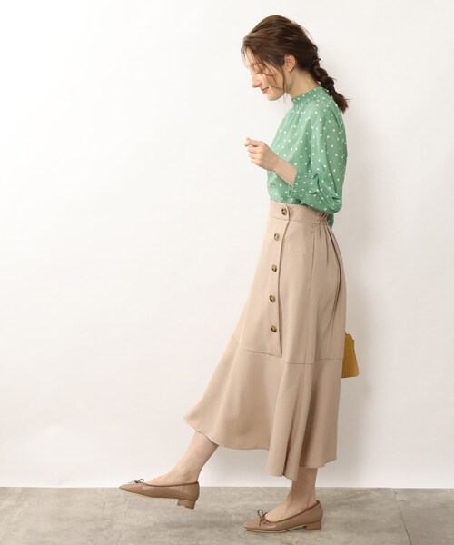 DRESKIP（ドレスキップ）の「◇【洗濯機可】シャーリング使い