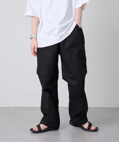 COLONY 2139（コロニートゥーワンスリーナイン）の「ダックベイカーイージーパンツ / ルーズワイドパンツ（その他パンツ・メンズ・ブラック/ベージュ/アイボリー/カーキ・X-LARGE/MEDIUM/LARGE）」の9枚目の写真