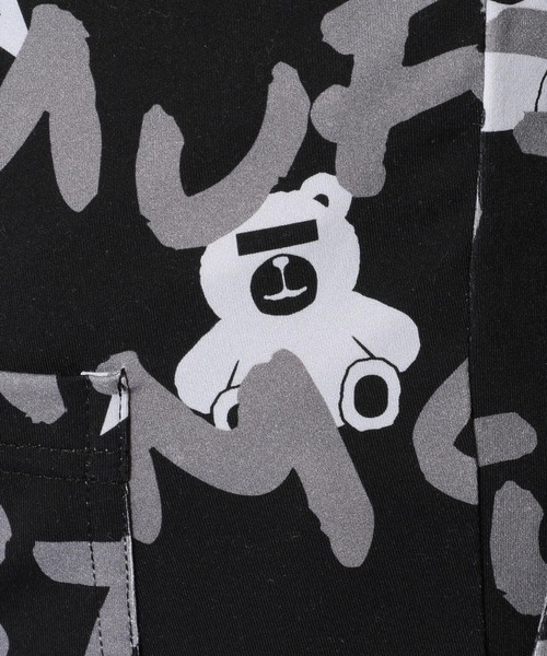 STUD MUFFIN（スタッドマフィン）の「STUD MUFFIN/スタッドマフィン/GRAFGRAM柄ナイロンストレッチ ラッシュショーツ（ラッシュガード・メンズ・ホワイト/ブラック・2/4/3）」の12枚目の写真