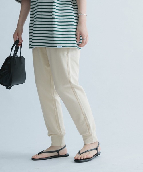 FORK&SPOON（フォークアンドスプーン）の「FORK&SPOON　イージーカットパンツ（その他パンツ・レディース・アイボリー/ブラック・1）」の9枚目の写真
