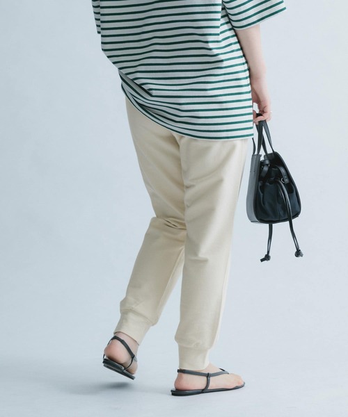 FORK&SPOON（フォークアンドスプーン）の「FORK&SPOON　イージーカットパンツ（その他パンツ・レディース・アイボリー/ブラック・1）」の12枚目の写真