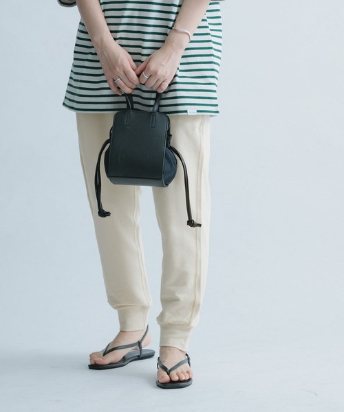 FORK&SPOON（フォークアンドスプーン）の「FORK&SPOON　イージーカットパンツ（その他パンツ・レディース・アイボリー/ブラック・1）」の14枚目の写真