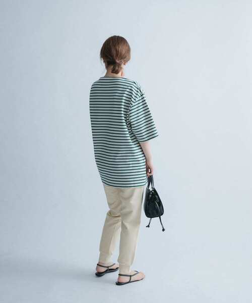 FORK&SPOON（フォークアンドスプーン）の「FORK&SPOON　イージーカットパンツ（その他パンツ・レディース・アイボリー/ブラック・1）」の15枚目の写真