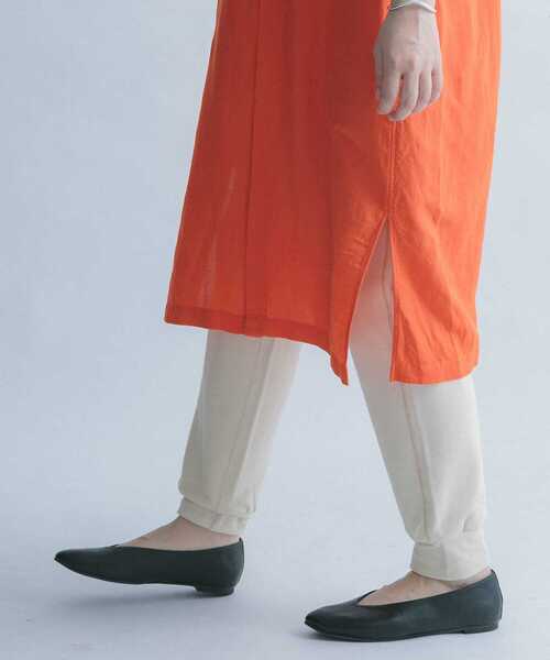 FORK&SPOON（フォークアンドスプーン）の「FORK&SPOON　イージーカットパンツ（その他パンツ・レディース・アイボリー/ブラック・1）」の18枚目の写真