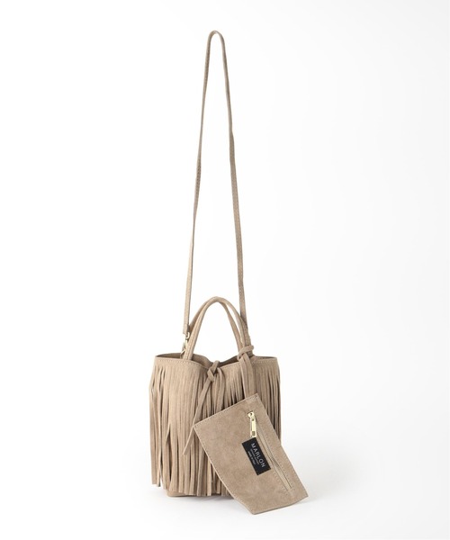 AP STUDIO MARLON FIRENZE スエードフリンジ バッグ MARLON/マーロン】Suede fringe BAG（ハンドバッグ）｜AP STUDIO
