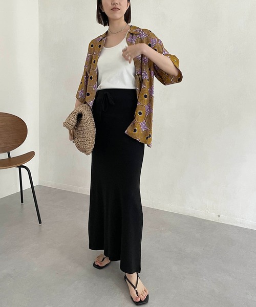 CAPRICIEUX LE'MAGE(カプリシューレマージュ)の「アフリカンレーヨンシャツ(シャツ/ブラウス・レディース・イエロー/グリーン・M)」の16枚目の写真