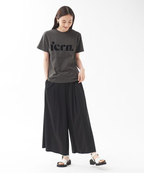 qualite（カリテ）の「fernロゴTシャツ（Tシャツ/カットソー・レディース・ホワイト/ダークグリーン/ベージュ・フリー）」の13枚目の写真