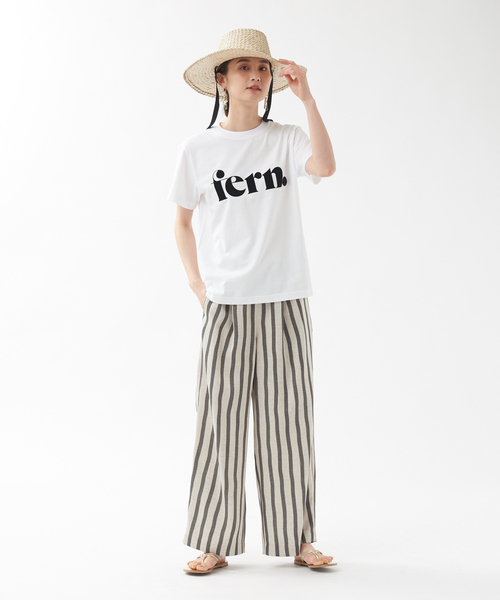 qualite（カリテ）の「fernロゴTシャツ（Tシャツ/カットソー・レディース・ホワイト/ダークグリーン/ベージュ・フリー）」の22枚目の写真