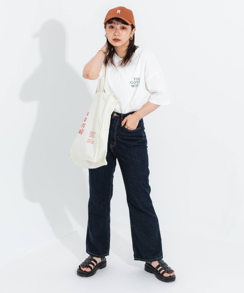 nemne store（ネンネストア）の「ビッグシルエットアソートプリントT（Tシャツ/カットソー・レディース・ピンク/ブルー/オートミール/ホワイト系その他/ホワイト系その他2/ホワイト系その他3・フリー）」の20枚目の写真