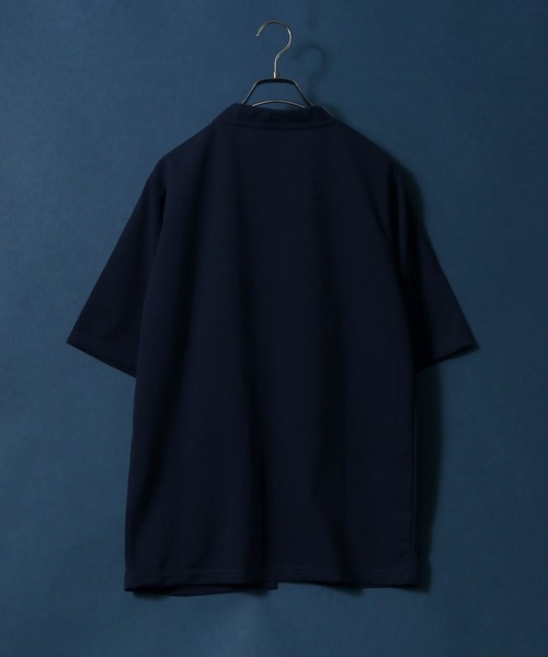 ANPAS（アンパス）の「Georgette Buttonless Loose Cardigan/ジョーゼット ボタンレス 5分袖 ルーズカーディガン（カーディガン/ボレロ・メンズ・ブラック/ライトグレー/ネイビー・LL/M/L）」の18枚目の写真