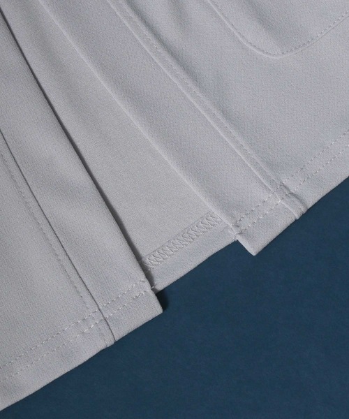 ANPAS（アンパス）の「Georgette Buttonless Loose Cardigan/ジョーゼット ボタンレス 5分袖 ルーズカーディガン（カーディガン/ボレロ・メンズ・ブラック/ライトグレー/ネイビー・LL/M/L）」の22枚目の写真