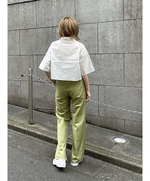 ENVYM（アンビー）の「クロップドＢＯＸＹＳＨ（シャツ/ブラウス・レディース・ホワイト/ブラック・FREE）」の12枚目の写真