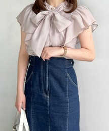 31 Sons de mode | シアーフリル２ＷＡＹブラウス(シャツ/ブラウス)