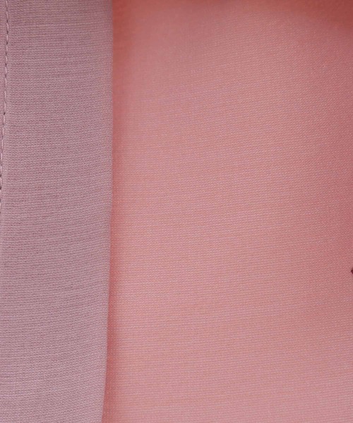 31 Sons de mode(トランテアン ソン ドゥ モード)の「シアーフリル2WAYブラウス(シャツ/ブラウス・レディース・ライトグレー/ブラック/クリーム/ピンク・36)」の18枚目の写真