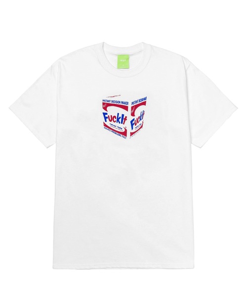HUF(ハフ)の「ILLO BOX TEE / HUF プリントTシャツ(Tシャツ/カットソー・メンズ・ホワイト/ネイビー・MEDIUM/LARGE/X-LARGE/SMALL/XX-LARGE)」の1枚目の写真