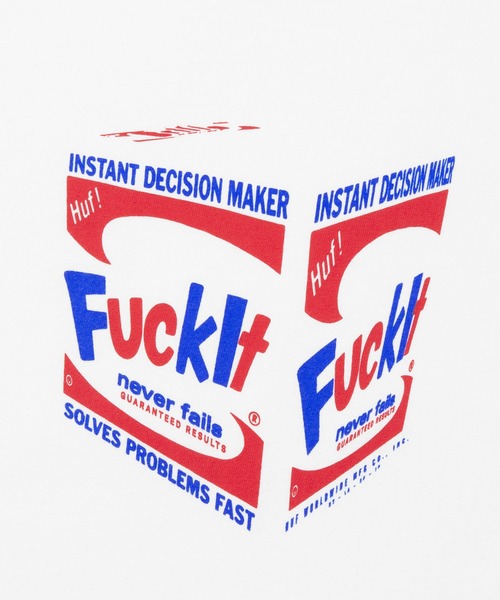 HUF(ハフ)の「ILLO BOX TEE / HUF プリントTシャツ(Tシャツ/カットソー・メンズ・ホワイト/ネイビー・MEDIUM/LARGE/X-LARGE/SMALL/XX-LARGE)」の6枚目の写真