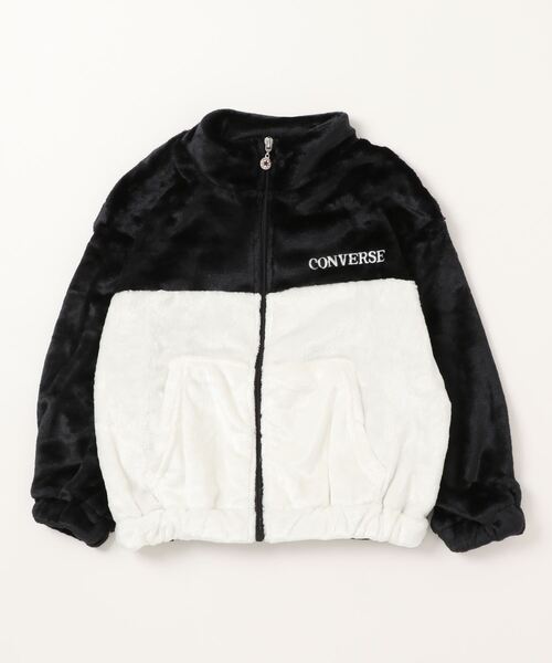 CONVERSE(コンバース)の「CONVERSE/コンバース キッズ フリースアウター(その他アウター・キッズ・ブラック/ベージュ・130/140/150/160)」の2枚目の写真