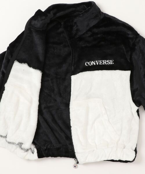 CONVERSE(コンバース)の「CONVERSE/コンバース キッズ フリースアウター(その他アウター・キッズ・ブラック/ベージュ・130/140/150/160)」の4枚目の写真