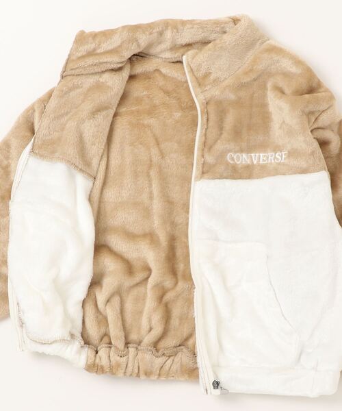 CONVERSE(コンバース)の「CONVERSE/コンバース キッズ フリースアウター(その他アウター・キッズ・ブラック/ベージュ・130/140/150/160)」の5枚目の写真