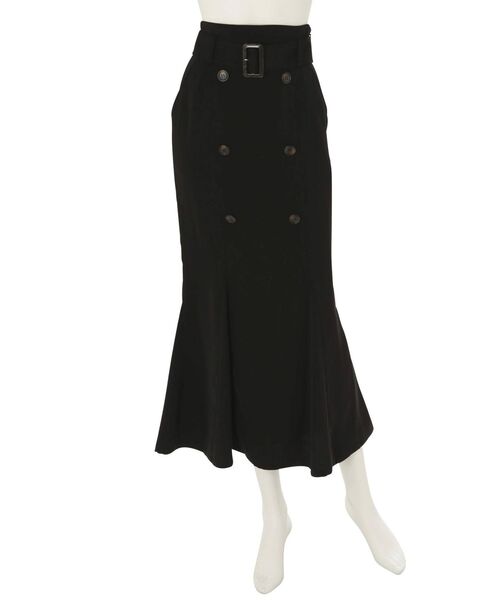 MURUA（ムルーア）の「トレンチマーメイドスカート（スカート・レディース・ブラック/ブラウン/カーキ・1/2）」の17枚目の写真