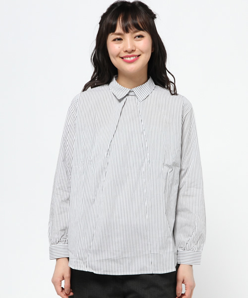 CIAOPANIC（チャオパニック）の「【Ciaopanic】後開きシャツBL（シャツ/ブラウス・レディース・ホワイト/その他18・FREE）」の3枚目の写真