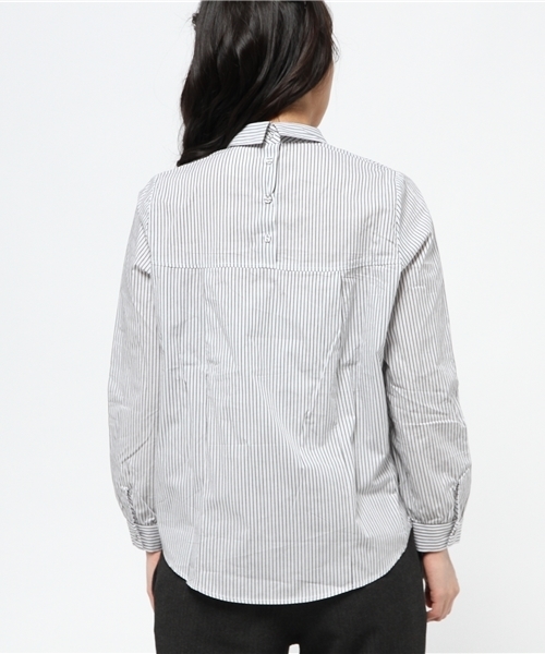 CIAOPANIC（チャオパニック）の「【Ciaopanic】後開きシャツBL（シャツ/ブラウス・レディース・ホワイト/その他18・FREE）」の5枚目の写真