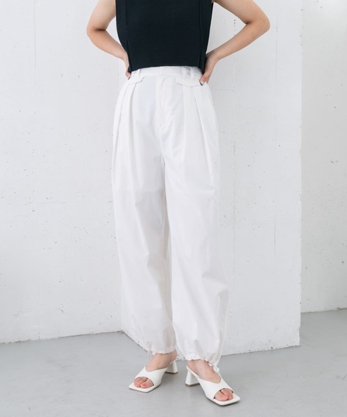 KBF（ケイビーエフ）の「フラップミリタリーパンツ（その他パンツ・レディース・ネイビー/オフホワイト/グリーン・ONE）」の4枚目の写真