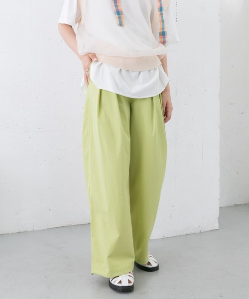 KBF（ケイビーエフ）の「フラップミリタリーパンツ（その他パンツ・レディース・ネイビー/オフホワイト/グリーン・ONE）」の16枚目の写真