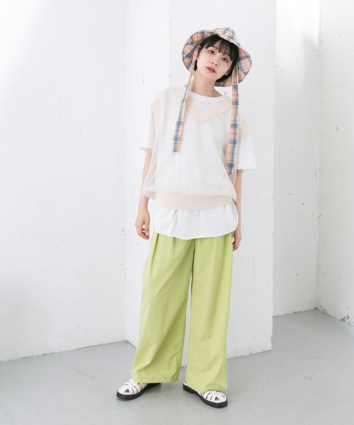 KBF（ケイビーエフ）の「フラップミリタリーパンツ（その他パンツ・レディース・ネイビー/オフホワイト/グリーン・ONE）」の20枚目の写真