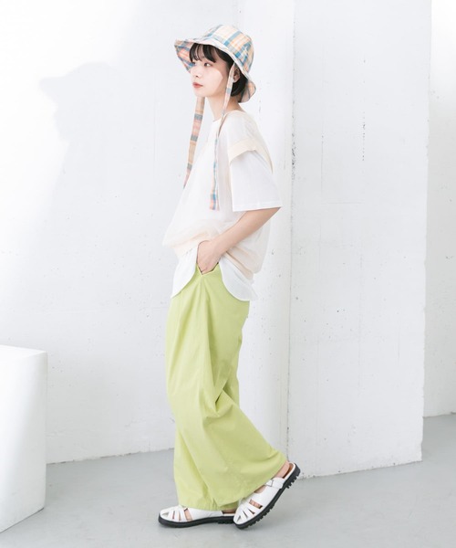 KBF（ケイビーエフ）の「フラップミリタリーパンツ（その他パンツ・レディース・ネイビー/オフホワイト/グリーン・ONE）」の21枚目の写真