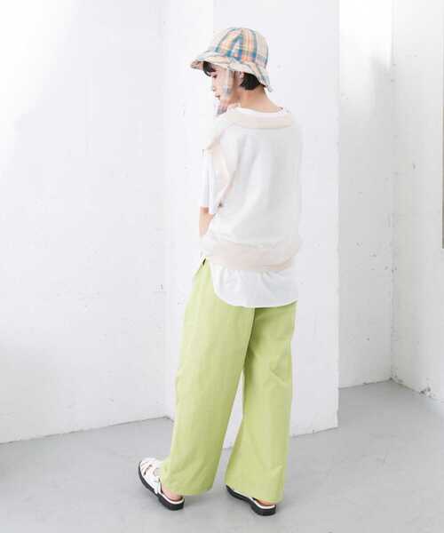 KBF（ケイビーエフ）の「フラップミリタリーパンツ（その他パンツ・レディース・ネイビー/オフホワイト/グリーン・ONE）」の22枚目の写真