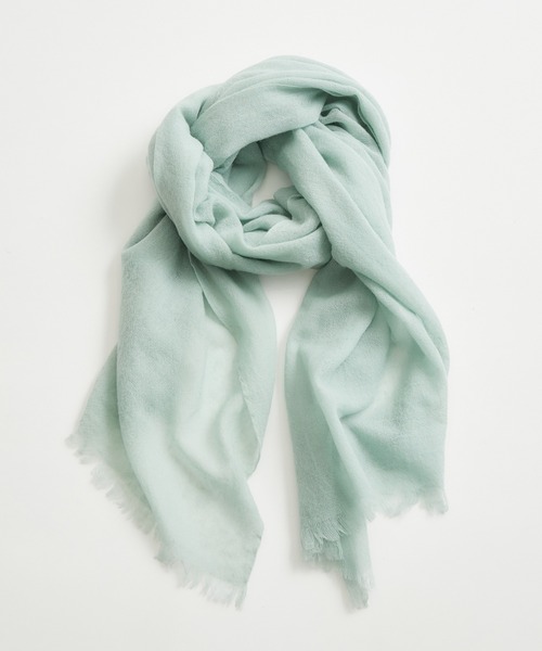 ADAM ET ROPE'（アダムエロペ）の「【WEB限定】カシミア混 ワイド ストール ショール/ユニセックス（ストール/ショール・メンズ・ブラック/ダークブラウン/ブルー/イエロー・FREE）」の3枚目の写真